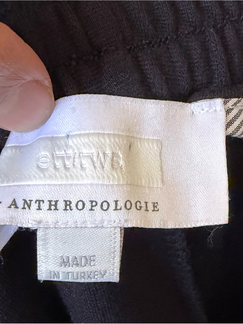 ETT TWA by Anthropologie Black Lucerne High-Waist Wide Leg Pants - Picture 5 of 10